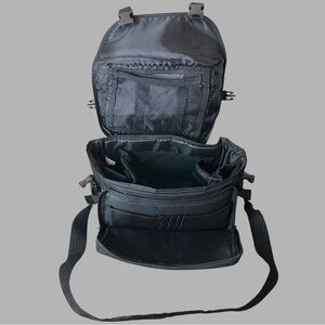 Highly Padded Camera Bag Protective Black Bag Multi Pockets Zips Universal Fit